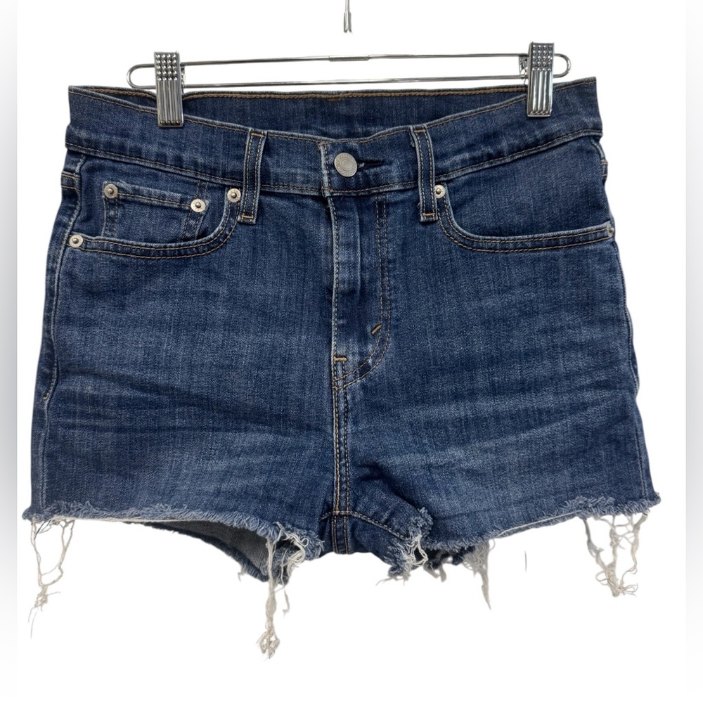 Levi’s High Waist Denim Blue Women's Shorts Size 27